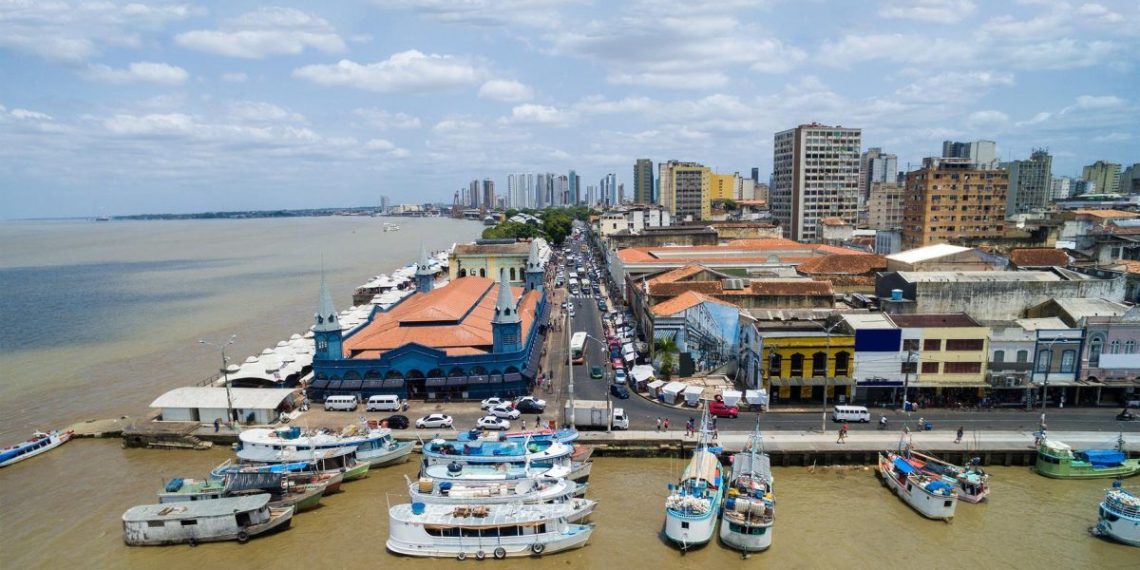 A capital paraense Belém se prepara para autoridades internacionais durante o encontro que irá discutir o futuro do planeta - Foto: Reprodução