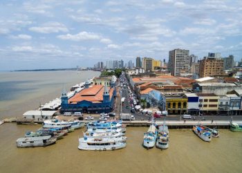 A capital paraense Belém se prepara para autoridades internacionais durante o encontro que irá discutir o futuro do planeta - Foto: Reprodução
