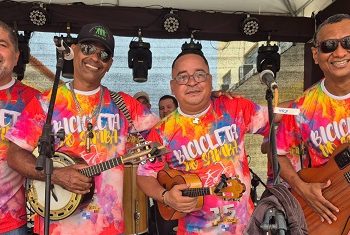 No clima musical do carnaval maranhense a Bicicleta do Samba abre mais uma prévia da folia no Circuito Calçadão da Rua de Nazaré - Foto: Divulgação
