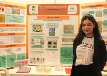 Sofia Mota Nunes de Imperatriz no Maranhão é uma das selecionadas para a Regeneron ISEF, nos EUA – Foto: Divulgação