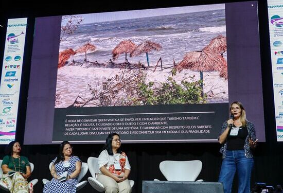 Mariluz Coelho, especialista em comunicação de riscos climáticos afirma que além de adaptar e mitigar, a crise climática exige comunicação relacional de risco – Foto: João Ramid