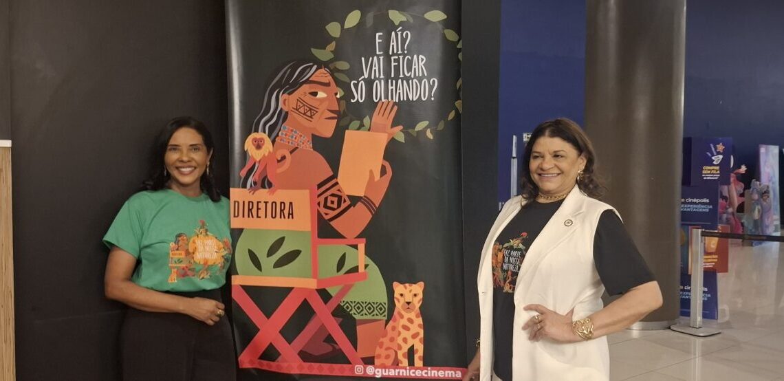 Rosélis Barbosa, diretora de assuntos culturais da UFMA e diretora do Festival Guarnicê e Zefinha Bentivi, Pró-Reitora de Extensão e Cultura da UFMA - Foto: Gutemberg Bogéa