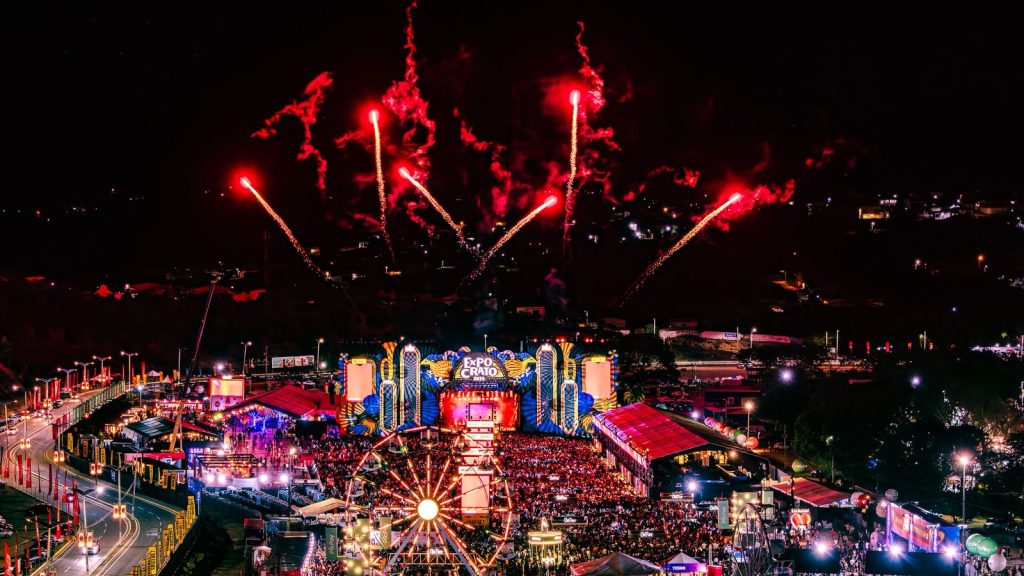 A tradicional Expocrato, um dos maiores eventos agropecuários e culturais do Nordeste  - Foto: Reprodução