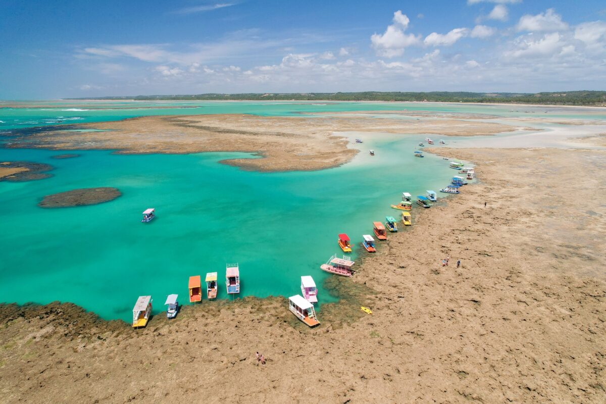 Praia do Patacho, um verdadeiro paraíso localizado, em Porto de Pedras, Rota Ecológica de Alagoas - Foto: Divulgação Club Med Brasil