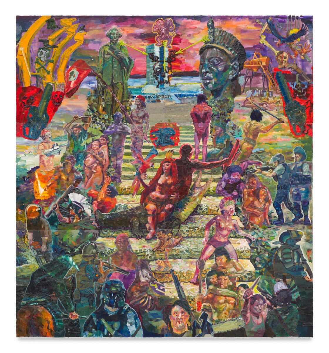 “A Rébis mestiça coroa a escadaria dos mártires indigentes”, 2013 – Foto: Eduardo Ortega