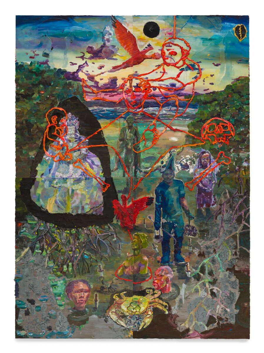 “Psicopompos manguezal – para Tereza Légua e Tunga”, 2013 – Foto: Eduardo Ortega