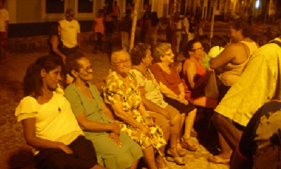 Mestras dos saberes sempre prestigiam São Benedito – Foto: Paulo Melo Sousa
