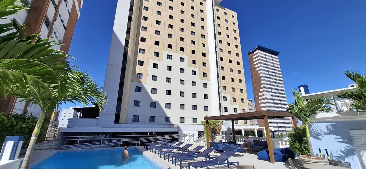 117 apartamentos de frente ao mar, com uma vista deslumbrante da maravilhosa Praia de Iracema – Foto: Gutemberg Bogéa