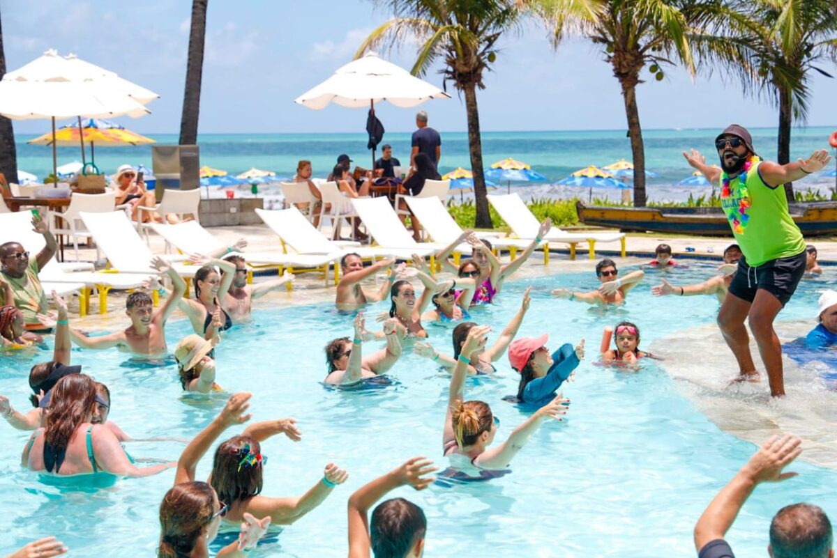 A diversão é garantida para a criançada com atividades recreativas que agitam o hotel durante todos os dias – Foto: Divulgação