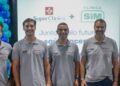 Celebrando a criação da Rede SiMco: Eduardo Adrião (CEO Clínica SiM); Luís Guilherme Almeida (CEO da SuperClínica); Everton Ribeiro (Dir. Financeiro Clínica SiM); Gustavo Almeida (Fundador SuperClínica) e Marina Franco (Dir. Tecnologia Clínica SiM) - Foto: Divulgação