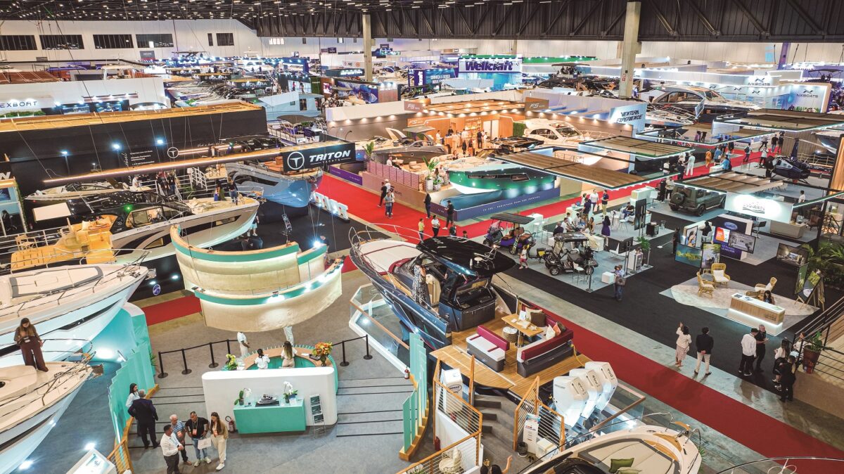 O evento é consolidado como a maior vitrine náutica da América Latina e vai reunir mais de 170 embarcações e 120 marcas expositoras - Foto: Divulgação