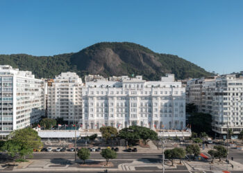 O majestoso Copacabana Palace nomeado o Hotel Número 1 da América do Sul no Condé Nast Traveller Reader's Choice Awards 2025 - Foto: Divulgação
