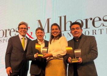 Paulo Porto, Ceo da Guanabara: Carlos Magalhães, Diretor Executivo, Letícia Pineschi Diretor de Relações Institucionais e Rodrigo Mont Alverne, Gerente de Marketing -- Foto: Divulgação
