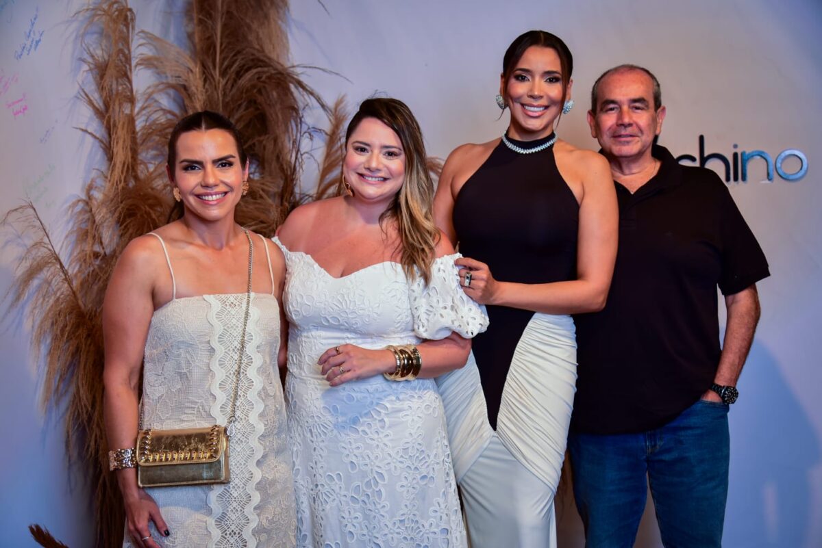 Renata Benevides, Karla Rodrigues, Niara Meirele e Fabio Ambrosio - Foto: Eri Nunes