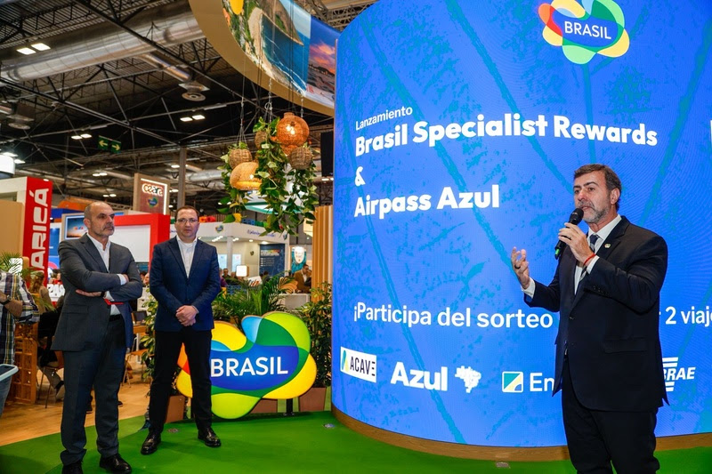 A parceria entre a Azul e a Embratur integra os esforços de promoção internacional do turismo brasileiro e de ampliação do fluxo de visitantes ao longo do ano - Foto: Márcio Menasce