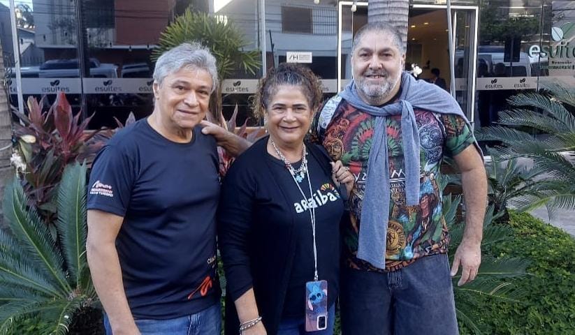 Luiz Pires (à esquerda), presidente da Abrajet Nacional, e Gutemberg Bogéa (à direita), presidente da Abrajet Maranhão - Foto: Arquivo 