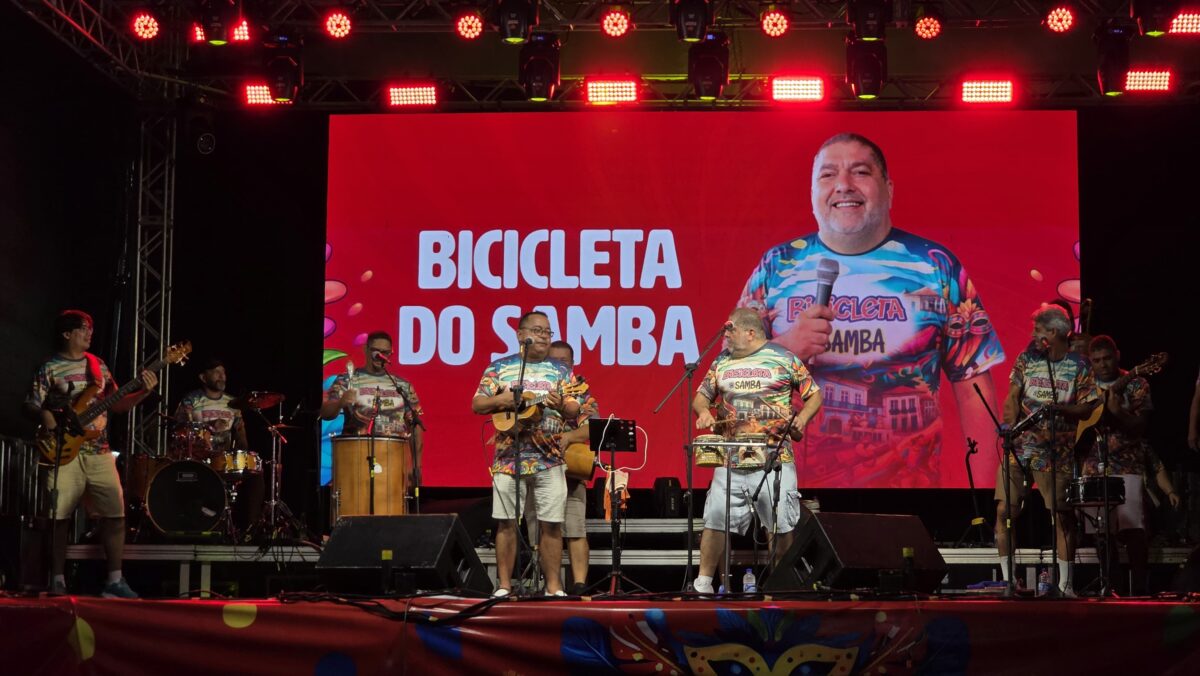 Bicicleta do Samba pedala sua alegria na cidade de Bequimão, com muitos sambas, frevos e marchas carnavalescasAlzimary Lopes