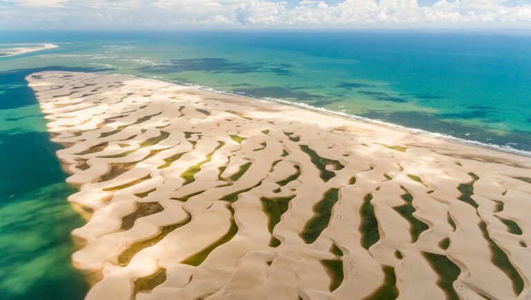 O Delta do Parnaíba é o terceiro maior do mundo e o único em todo o continente americano que deságua direto no oceano - Foto: Divulgação