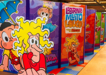 Detalhe do ‘Labirinto Muito Louco com a Turma da Mônica - Foto: Divulgação