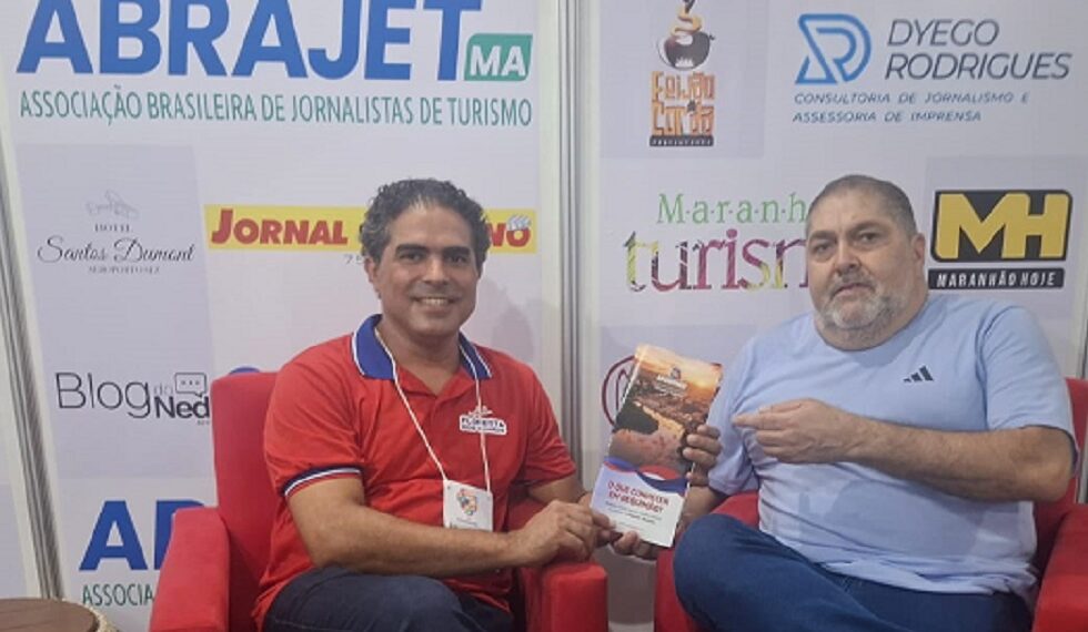 Rodrigo Martins, Secretário de Turismo de Cultura de Bequimão e Gutemberg Bogéa, Presidente da Abrajet Maranhão - Foto: Divulgação