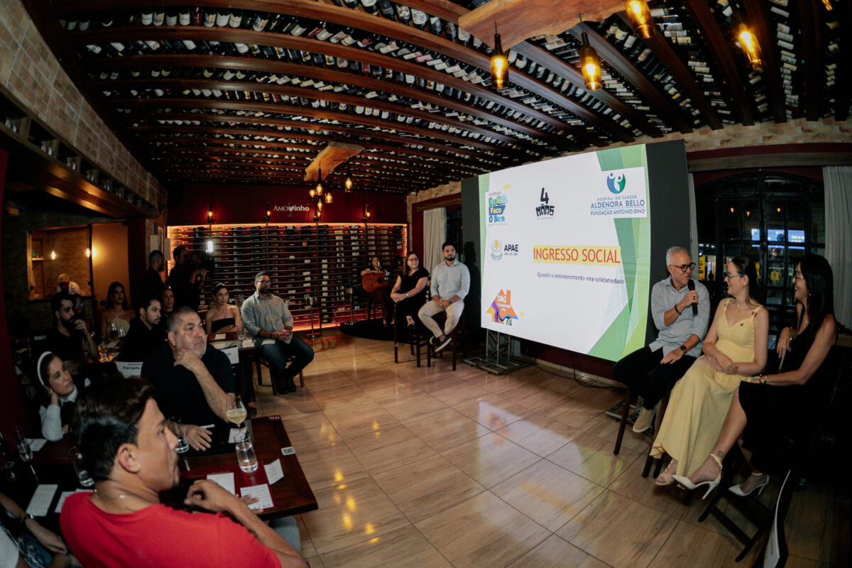 A 4Mãos Entretenimento reuniu entidades parceiras e a imprensa para uma noite de apresentação dos resultados alcançados nessa trajetória do bem - Foto: Divulgação