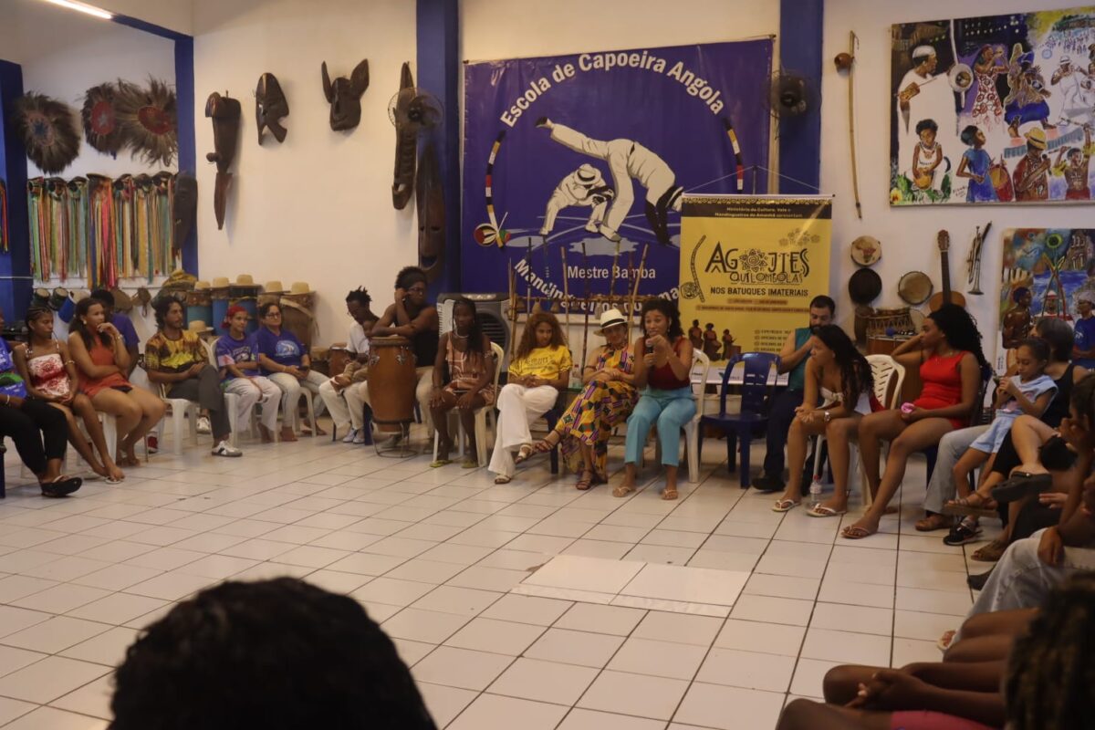 A roda de conversa sobre Equidade de Gênero na Capoeira foi um momento importante para discutir o lugar das mulheres dentro dessa tradição cultural - Foto: Gabriel Bartowski 