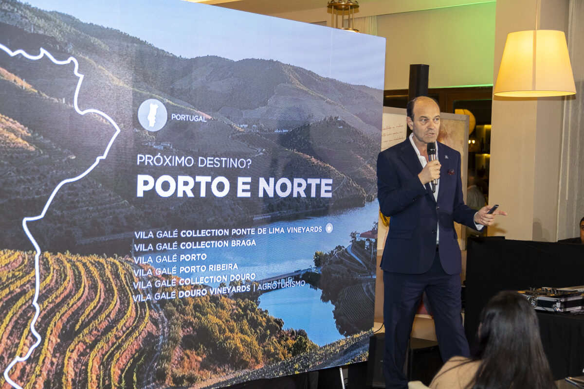 Pedro Ribeiro, diretor comercial da rede Vila Galé, destaca a estratégia de promoção de Portugal como destino turístico. “A gastronomia é cultura, e a cultura é muito importante como produto turístico” - Foto: João Ramid