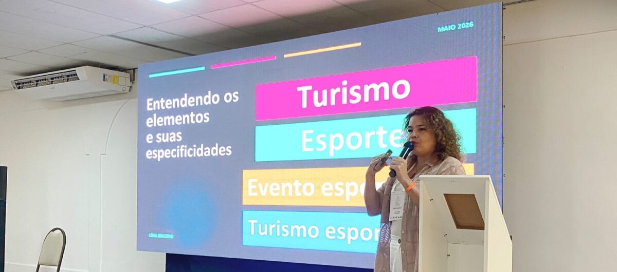 “Eventos esportivos divulgam o turismo porque mostram nossos vários Brasis”, concluiu Líbia - Foto: Gabriel Santana