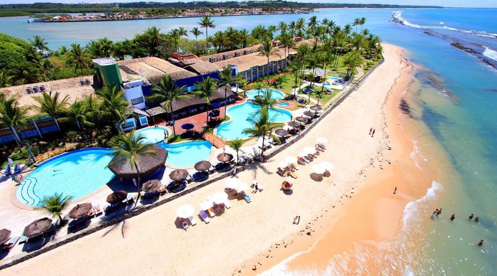 Porto Seguro Praia Resort, será um dos hoteis e resorts que irão recepcionar jornalistas e comunicadores de turismo de todo o Brasil em mais um Encontro Febtur – Foto: Divulgação