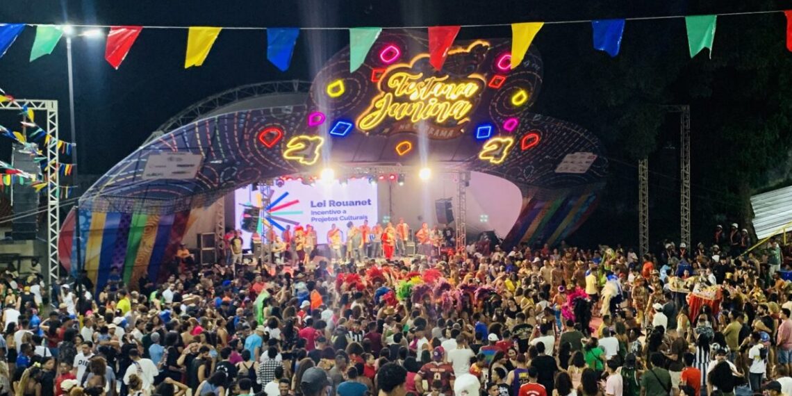 Ceprama ganha as cores e o clima do São João, recebendo maranhenses e turistas para mais uma edição da tradicional Festança Junina – Foto: Geíza Batista