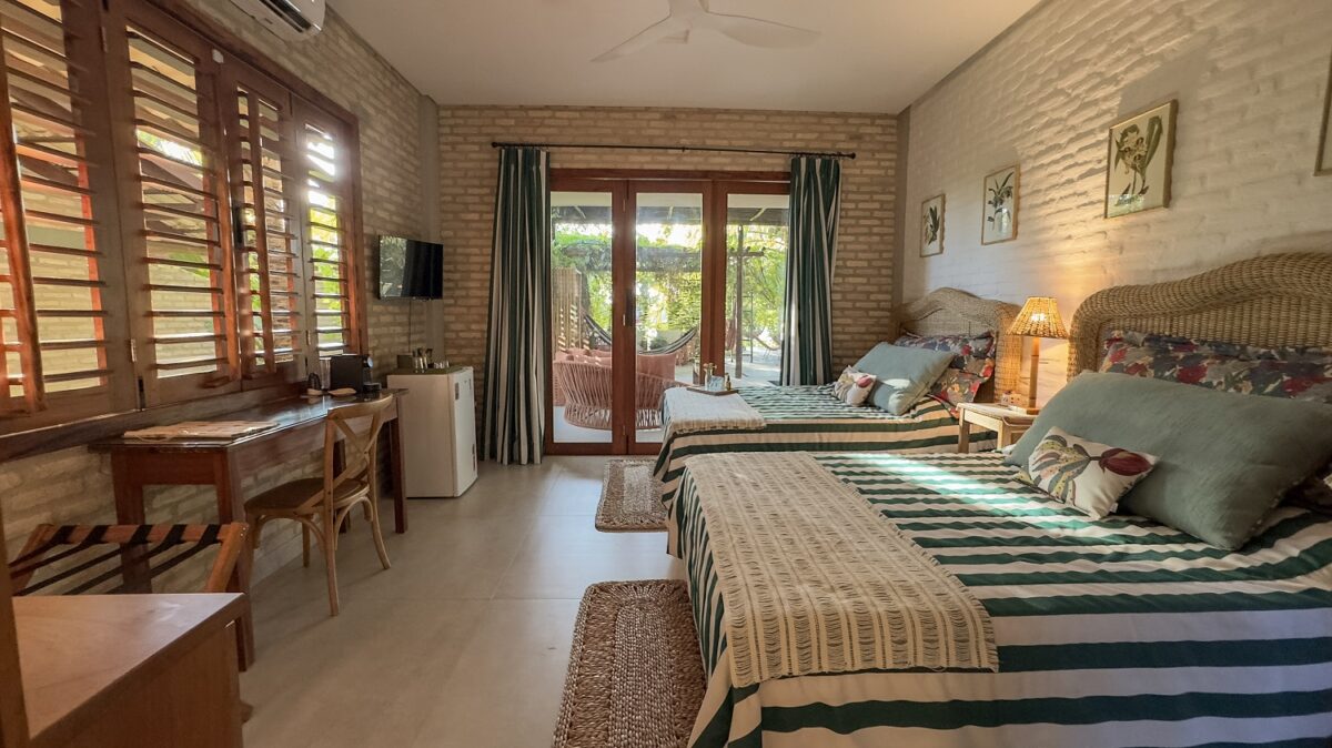 Com apenas cinco suítes, a hospedagem aposta em exclusividade, hospitalidade personalizada e integração com a natureza - Foto: Divulgação