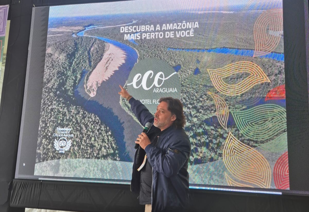 Guilherme Tiezzi, durante apresentação na Avistar 2026 - Foto: Divulgação