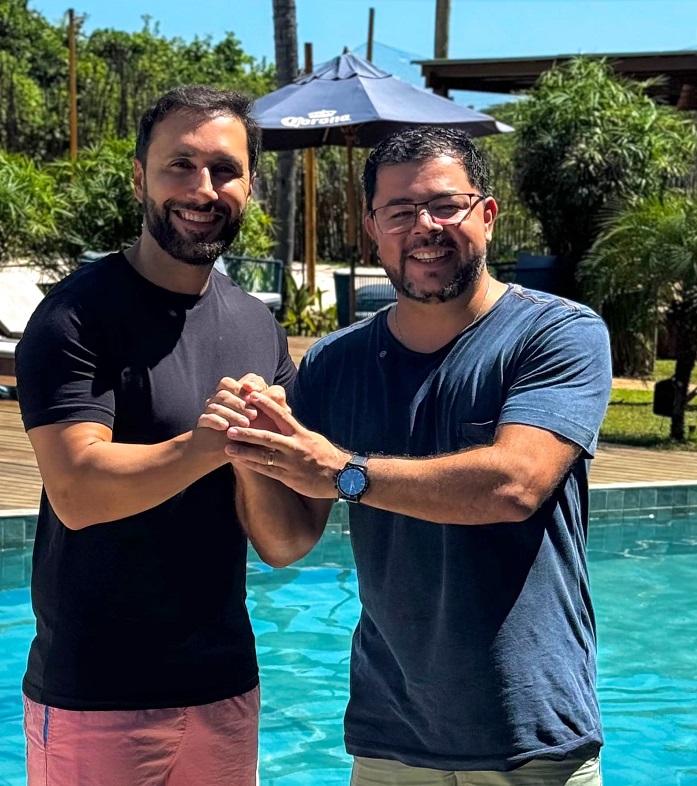 Sócios-diretores do Vila Aty, os empresários maranhenses Jethro Raposo e Saulo Prazeres atribuem a conquista ao trabalho de excelência da equipe - Foto: Weslley Alexandre