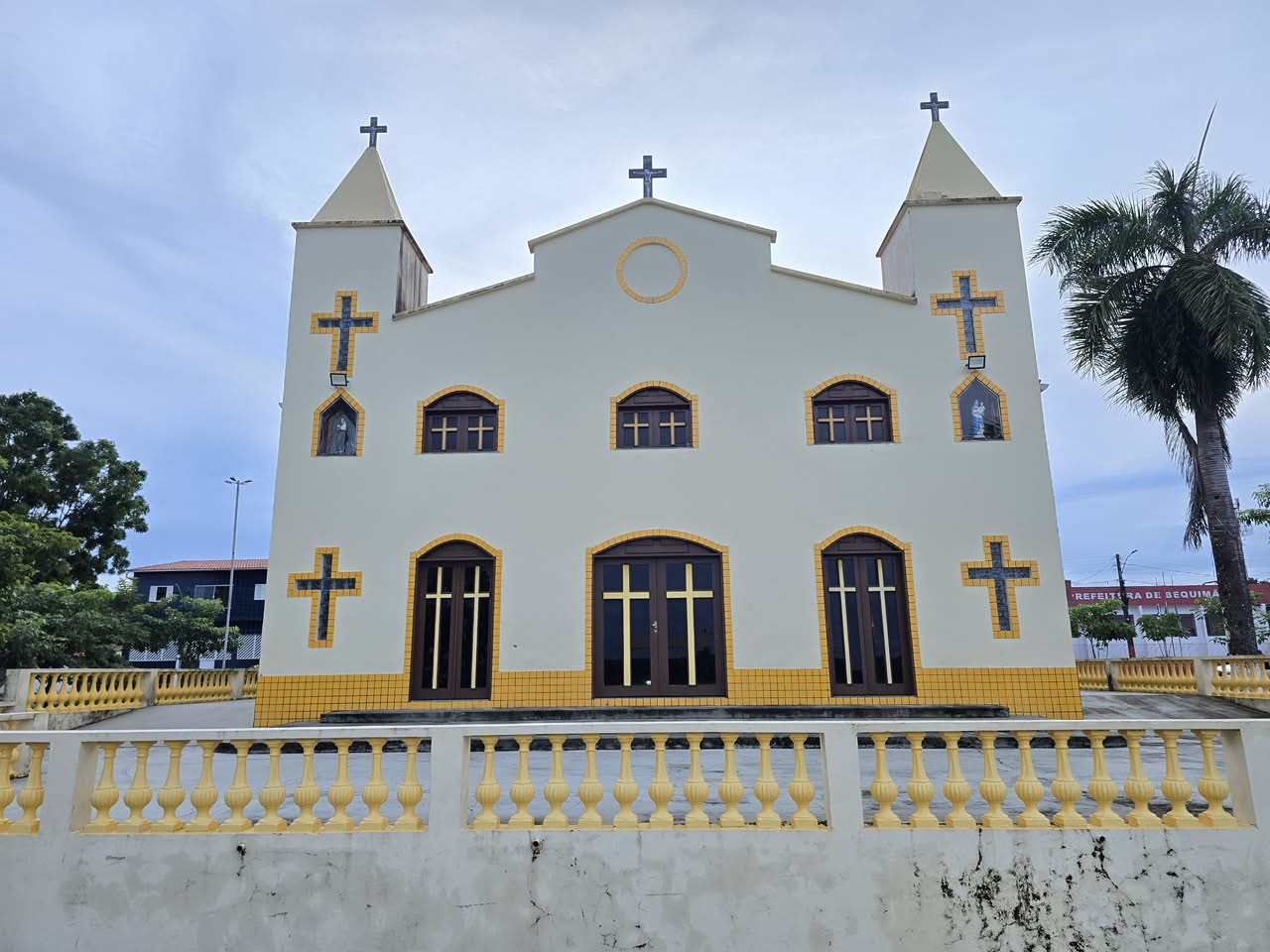 Paróquia Santo Antônio e Almas, na Praça Santo Antônio, na cidade de Bequimão – Foto: Divulgação