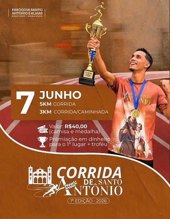 Corrida e Caminhada na programação no dia 7 de junho – Foto: Divulgação