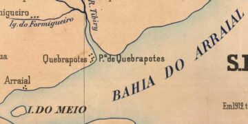Planta da Ilha de São Luís do Maranhão de Justo Jansen,1912 - Fonte: Biblioteca Nacional Digital