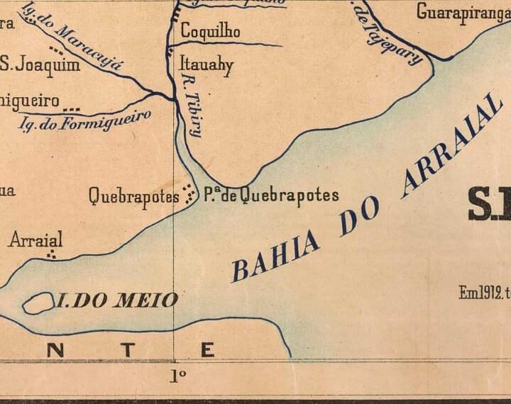 Planta da Ilha de São Luís do Maranhão de Justo Jansen,1912 - Fonte: Biblioteca Nacional Digital