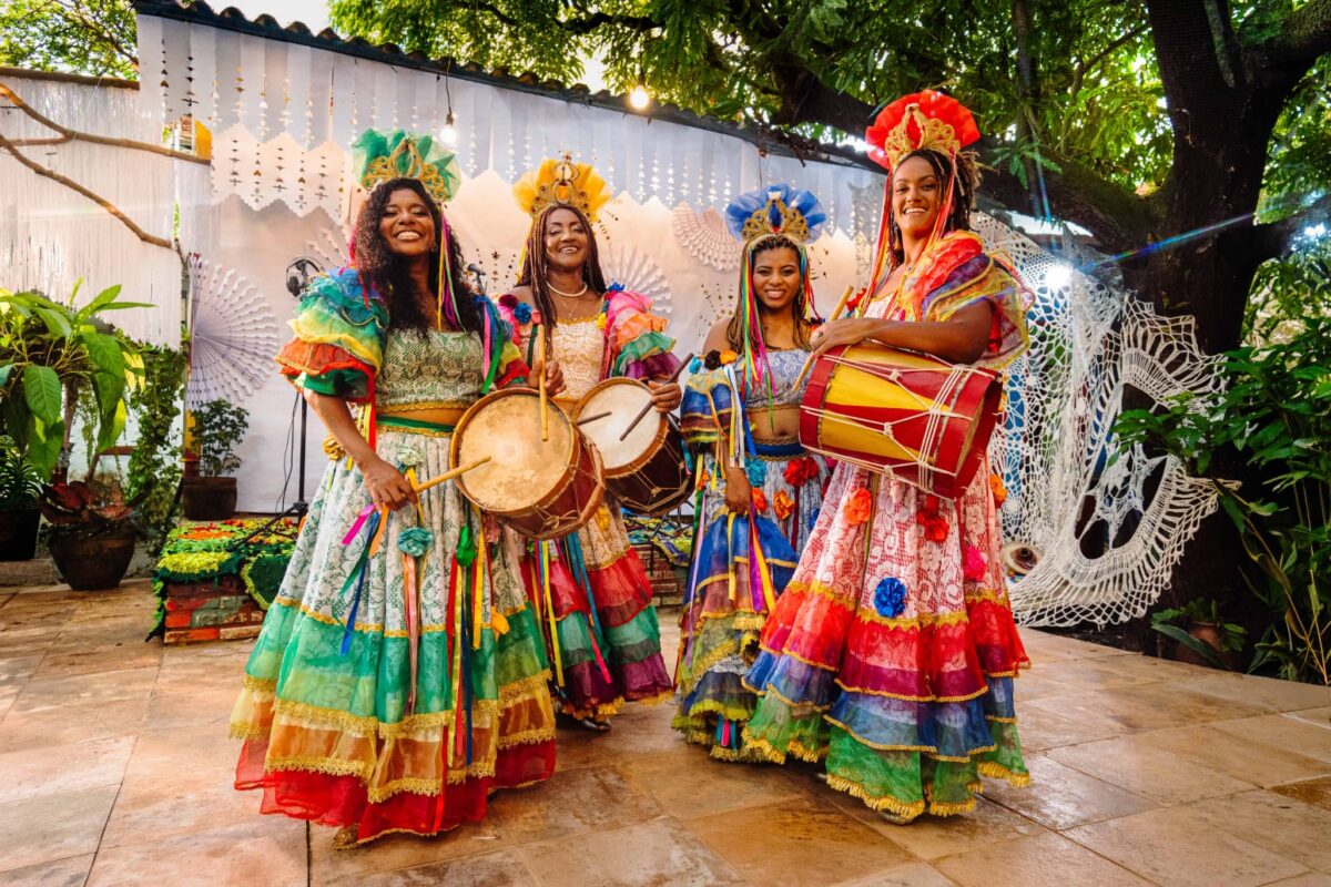 Em noite de Santo Antônio, o Cacuriá Balaio de Rosas faz a festa do seu batizado - Foto: Divulgação