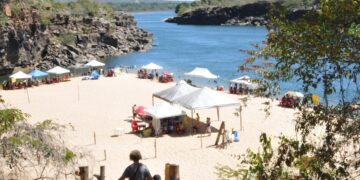 A Praia do Paredão, no município de Miracema, é considerada uma das mais lindas do Tocantins - Foto: Juliana Carneiro