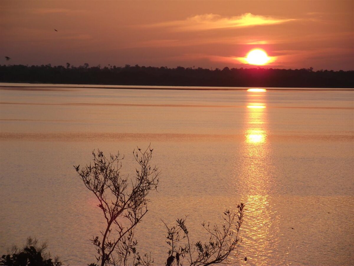 Por do Sol em Esperantina, onde os rios Tocantins e Araguaia se encontram -Foto: Arquivo Setur/TO