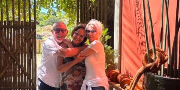 Na foto, Jefferson Severino (Portal Turismo Online e TripAdvisor News), Patricia Lara Pupo (Quinta Três Marias) e Tere Koeric -Foto: Divulgação