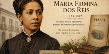 Idealização de Maria Firmina dos Reis gerada por I.A. - Foto: Reprodução