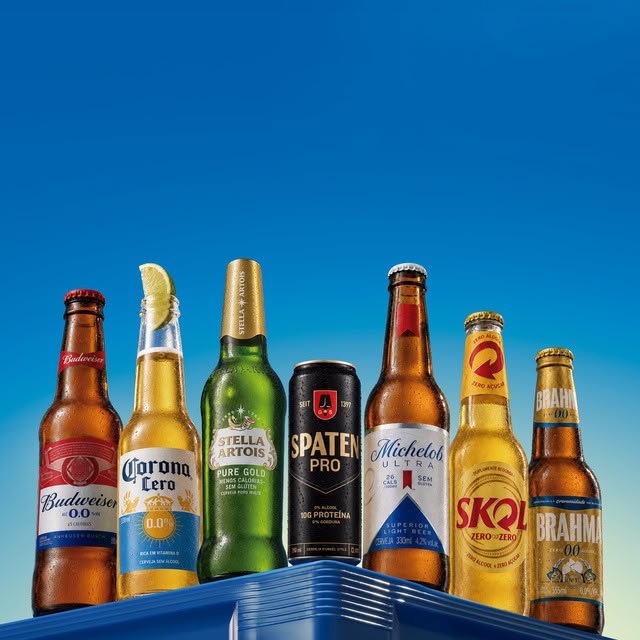 Portfólio de cervejas da Ambev chamado “escolhas equilibradas” - Foto: Divulgação