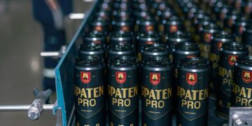 Sem álcool e com 10 gramas de proteína, a Spaten Pro chega para inovar o mercado das cervejas no Brasil - Foto: Divulgação