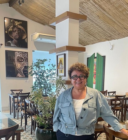 A proprietária do restaurante Dona Mariquita, Chef Leila Carreiro, que acaba de entrar para a Lista dos 100 Melhores Restaurante di Brasil pela Exame - Foto: Divulgação