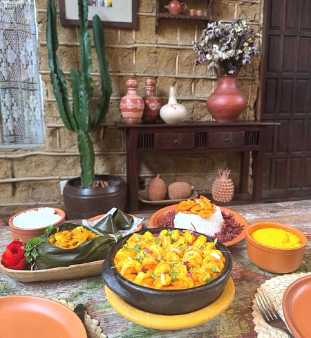 Os pratos da tradicional culinária do recôncavo baiano são servidos com muita personalidade e sabor nas duas unidades do restaurante Dona Mariquita - Foto: Divulgação