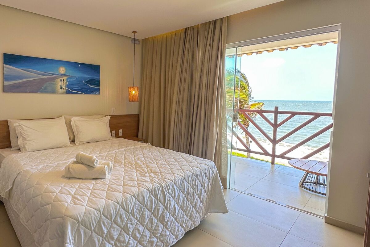 Suítes do Oiti Beach Resort são equipadas para fornecer todo o conforto e tranquilidade necessários para boas noites de descanso – Foto: Rafael Guterres