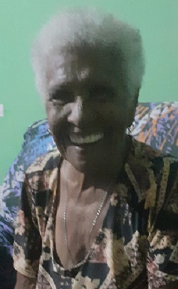Dona Zeneide, devota do glorioso São Benedito  - Foto: Murilo Santos