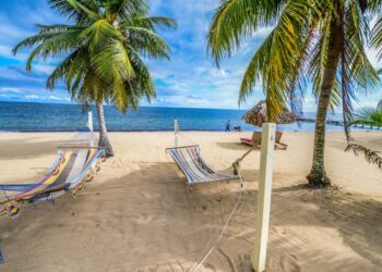 Hopkins combina praias de areia dourada cercadas por coqueiros com um estilo de vida simples e hospitaleiro - Foto: Divulgação