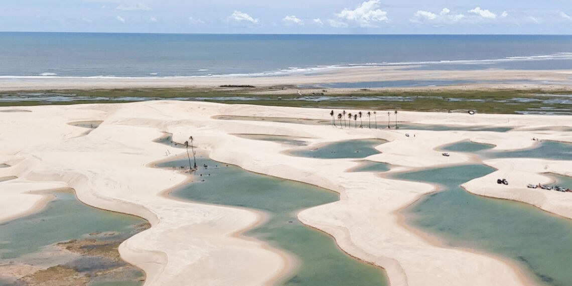 Cenário natural de Tutóia reúne dunas, lagoas e mar, além do Delta do Rio Parnaíba - Foto: Samuel Teixs